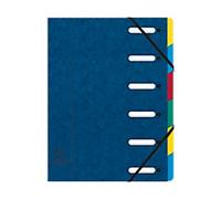 Exacompta Multipart File 55062E A4 Mottled Pressboard Blue 24 (W) x 0.3 (D) x 32 (H) cm Pack of 8