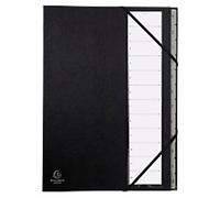 Exacompta Multipart File 5612E Balacron Black 25.8 (W) x 2.5 (D) x 34.2 (H) cm Pack of 12