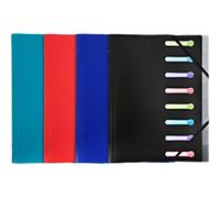 Exacompta Multipart File Special format 8 Part Assorted 56180E 24 (W) x 32 (H) cm Pack of 10