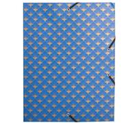 Exacompta Neo Deco Elasticated Box File A4 25mm Assorted Colours PK8 - 59350E