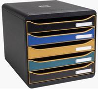 Exacompta NeoDeco Big Box Plus 5 Drawer Unit 347x278x271mm Assorted Co