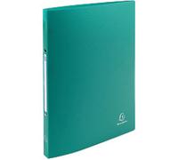 Exacompta OpaK 15 mm Ring Binder PP (Polypropylene) A4 2 Rings Dark Green 54193E Pack of 20