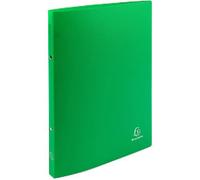 Exacompta Opak 15 mm Ring Binder PP (Polypropylene) A4 2 Rings Green 54193SE Pack of 25
