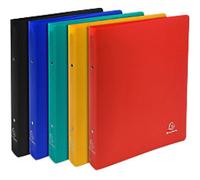 Exacompta Opak 30 mm Ring Binder PP (Polypropylene) A4 2 Rings Assorted 54280E Pack of 20