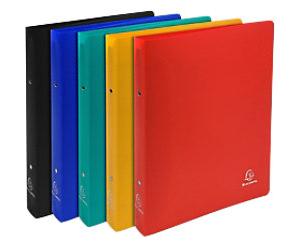 Exacompta Opak 30 mm Ring Binder PP (Polypropylene) A4 2 Rings Assorted 54280E Pack of 20