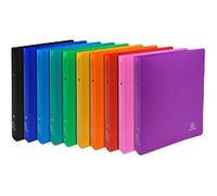 Exacompta Opak 30 mm Ring Binder PP (Polypropylene) A4 2 Rings Assorted 54699E Pack of 20