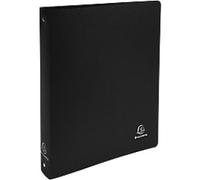 Exacompta Opak 30 mm Ring Binder PP (Polypropylene) A4 4 Rings Black 512801E Pack of 20