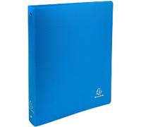 Exacompta OpaK 30 mm Ring Binder PP (Polypropylene) A4+ 4 Rings Light Blue 512802E Pack of 20