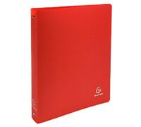 Exacompta Opak 30 mm Ring Binder PP (Polypropylene) A4 4 Rings Red 512805E Pack of 20