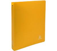 Exacompta Opak 30 mm Ring Binder PP (Polypropylene) A4 4 Rings Yellow 512809E Pack of 20