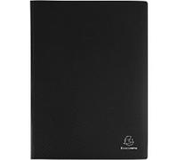 Exacompta OpaK Display Book 20 Pockets A4 Black Pack of 20