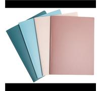 Exacompta OPAK Recycled Display Book 20 Pockets A4 Assorted (Pack 5)