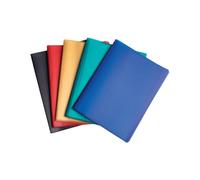 Exacompta OPAK Recycled Display Book 20 Pockets A4 Assorted (Pack 5)