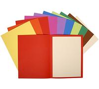 Exacompta Pack of 10 rigid folders Flash 220 g/m2 assorted