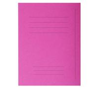 Exacompta - Ref 435020E - Forever Printed Square Cut Folder - 240 x 320mm in Size, Suitable for Storing A4 Documents, Made from 220gsm Recycled Card - Pink (Pack of 50)