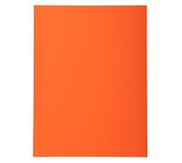 Exacompta - Ref 420207E - Forever Collection - Recycled Square Cut Folder - 240 x 320mm, 170gsm Recycled Board, Blue Angel Certified - Orange (Pack of 50)