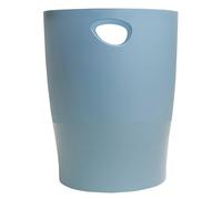 Exacompta Pack of 8 Waste Bins ECOBIN Autentik Blue Grey