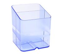 Exacompta Pen Pot 67710D Classic Polysterene 93 x 74 x 74 mm Ice Blue, Transparent Pack of 10