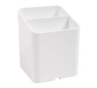 Exacompta Pen Pot 67713D Classic Polysterene 93 x 74 x 74 mm White Pack of 10