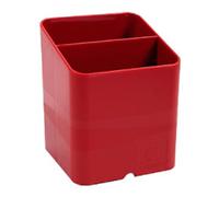 Exacompta Pen Pot 67718D Classic Polysterene 93 x 74 x 74 mm Red Pack of 10