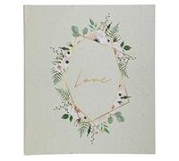 Exacompta Photo Album 60 Pages White Rustic Pattern 29x32 cm