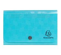 Exacompta Pop'N Co Multipart File 54 x 85 mm PP (Polypropylene) Blank Cyan 55499E