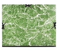 Exacompta Portfolio Case Varnished Marbled 61x76 cm for B2 Green