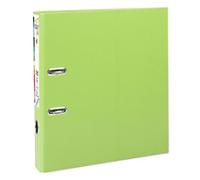 Exacompta Prem Touch Narrow Lever Arch File A4 50 mm Anise Green 2 Rings 53156E Plastic Portrait 10 Pieces