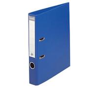 Exacompta Prem Touch Narrow Lever Arch File A4 50 mm Dark Blue 2 Rings 53552E Plastic Portrait 10 Pieces