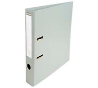 Exacompta Prem Touch Narrow Lever Arch File A4 50 mm Grey 2 Rings 53540E Plastic Portrait 10 Pieces