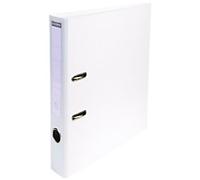 Exacompta Prem Touch Narrow Lever Arch File A4 50 mm White 2 Rings 53548E Cardboard, PP (Polypropylene) Portrait Pack of 10