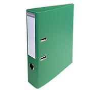 Exacompta Prem Touch Wide Lever Arch File A4 70 mm Green 2 Rings 53743E Plastic Portrait 10 Pieces