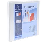 Exacompta Presentation Ring Binder Polypropylene 4 D-Ring A4 Plus 16Mm Rings Whi