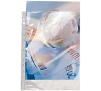 Exacompta Punched Pockets A4 Smooth Transparent 90 microns PP (Polypropylene) Top Opening 5920E Pack of 50