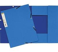 Exacompta Recycled Folder with 3 flaps Recycled card 380gsm, Blue, Red, 25 Pack