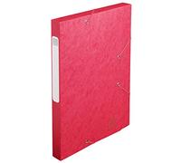 Exacompta Red Filing Box Cartobox A4 Spine 2.5cm Organise Archive Storage