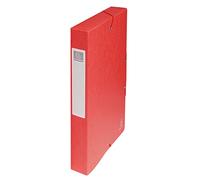 Exacompta Red Filing Box ExaBox A4 Spine 4cm Organise Archive Storage
