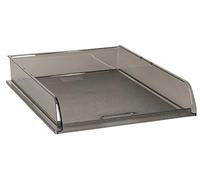 Exacompta - Ref. 10027D - set of 6 B4 letter trays - dimensions 35.4x27.2x6.4 cm - for B4 format documents - folders or folders - translucent gray color