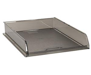 Exacompta - Ref. 10027D - set of 6 B4 letter trays - dimensions 35.4x27.2x6.4 cm - for B4 format documents - folders or folders - translucent gray color