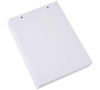 Exacompta - Ref 10608E - Bristol Squared & Punched Record Cards (Pack of 100) - A5 in Size, 205gsm Card, Compatible with Printers - Suitable for Exam Revision & Notes - White