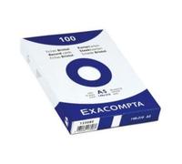 Exacompta - Ref 10828SE - Bristol Lined Record Cards (Pack of 100) - A5 in Size, 205gsm Card, Compatible with Printers - Suitable for Exam Revision & Notes - Yellow