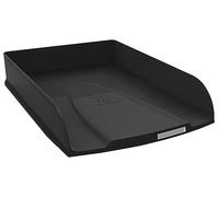 Exacompta - Ref 11114D - Set of 6 COMBO STYLI Neo Deco letter trays - for documents in A4+ format - size 34x25x6.5cm - label holder - can hold 500 sheets - color black