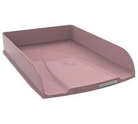 Exacompta - Ref 11131D - Set of 6 Combo STYLI Skandi Letter Trays - for A4+ documents - Size 34x25x6.5cm - Label Holder - can Hold 500 Sheets - Nude Colour