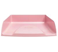 Exacompta - Ref 11171D - 1 letter tray Combo Styli Autentik - for A4+ documents - size 34 x 25 x 6.5 cm - label holder - holds 500 sheets - candy pink