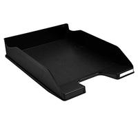 Exacompta - Ref 11314D - Office Letter Tray Combo Midi - 347 x 255 x 65mm in Size, Suitable for A4 Documents, Stackable with Others, Holds Approx. 500 Sheets - Black