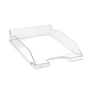Exacompta - Ref. 113223D - set of 6 COMBO MIDI letter trays - dimensions 34.6 x 25.5x 6.5 cm - for A4 + format documents - glossy crystal color