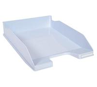 Exacompta - Ref 113262D - Aquarel Collection - Combo Midi Letter Tray - 346 x 255 x 65mm in Size, Suitable for A4+ Documents, Stackable, Holds Approx. 500 Sheets - Blue (Pack of 6)