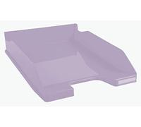 Exacompta - Ref 113264D - Aquarel Collection - Combo Midi Letter Tray - 346 x 255 x 65mm in Size, Suitable for A4+ Documents, Stackable, Holds Approx. 500 Sheets - Mauve (Pack of 6)