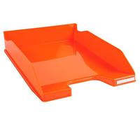 Exacompta - Ref 113288D - Iderama Collection - Letter Tray Combo Midi - 347 x 255 x 65mm in Size, Suitable for A4 Documents, Stackable, Holds Approx. 500 Sheets - Tangerine Glossy