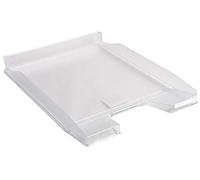Exacompta - Ref 11423D - Office Letter Tray Combo Mini - 347 x 255 x 38mm in Size, Suitable for A4 Documents, Stackable with Others, Holds Approx. 250 Sheets - Clear